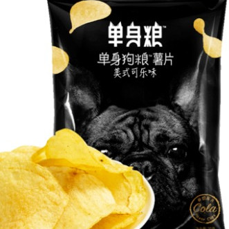single dog potato chips