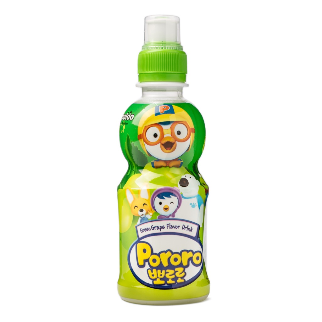 Weee! Paldo Pororo Fruit Juice, Green Grape Flavor 1ct