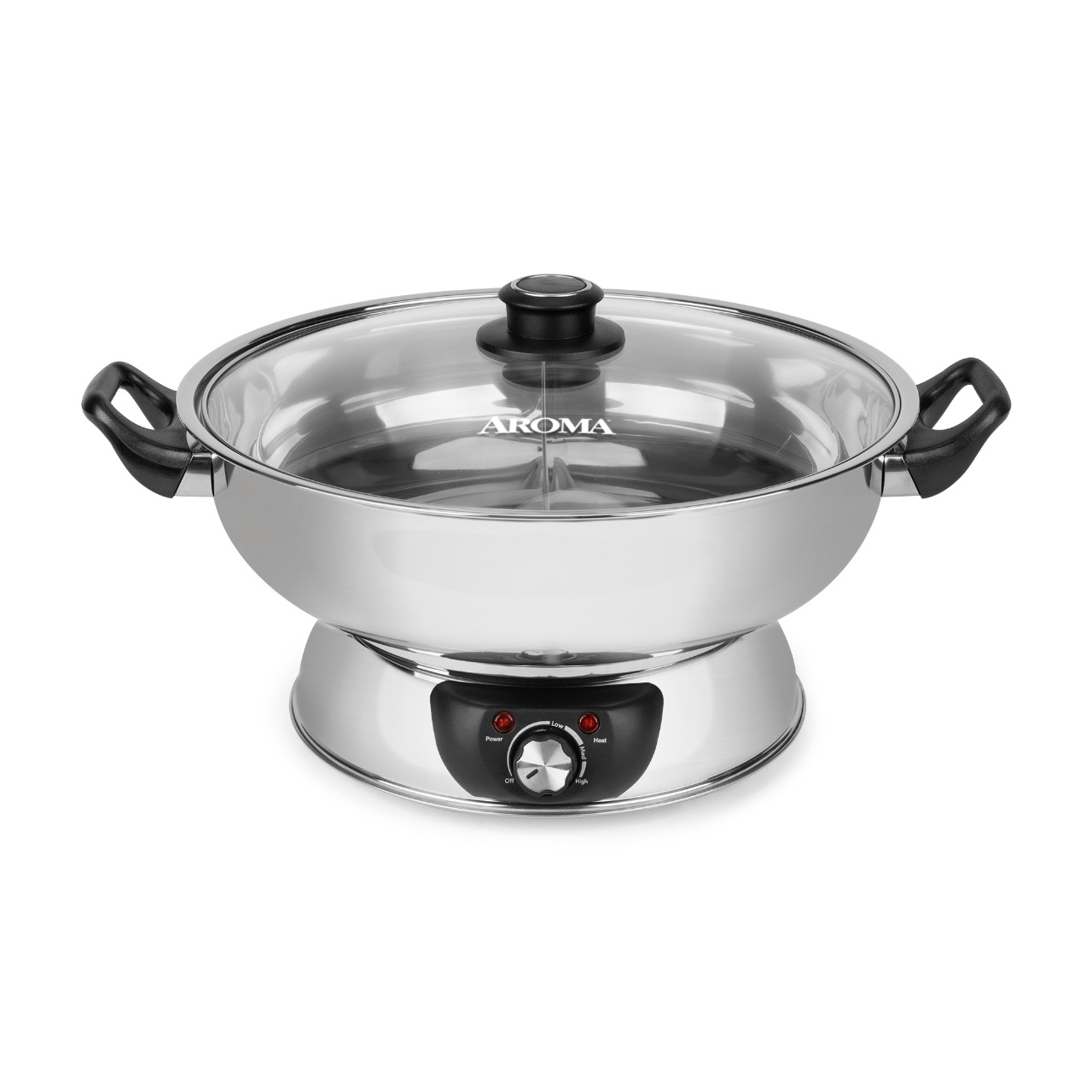 Aroma Stainless Steel DualSided Electric Hot Pot 5Qt ASP610 Weee!