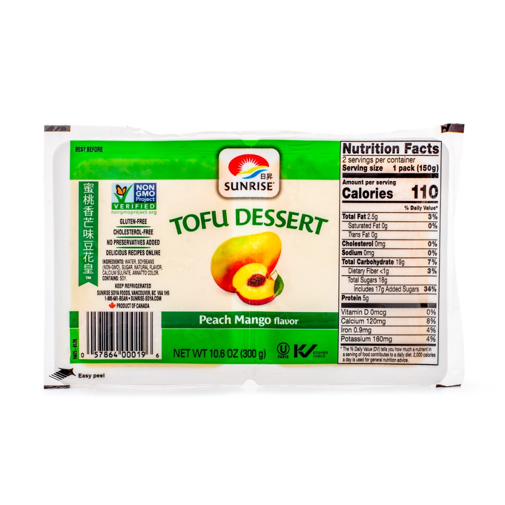 Weee! - Sunrise Peach Mango Tofu Dessert