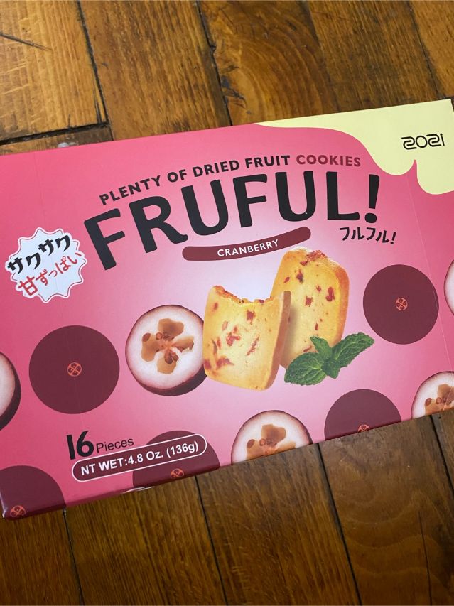 ZOZI Fruful ドライフルーツクッキー クランベリー味 - Weee!